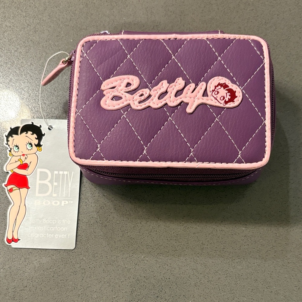 Betty Boop Purple Quilted Box